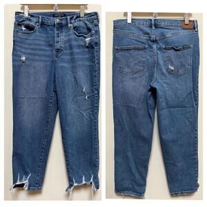 Calvin Klein Jeans Distressed High Rise Size 32 Jean 24 Inch Inseam